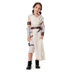 Kinder The Rise of Skywalker Rey Cosplay Kostüme Halloween Karneval Outfits