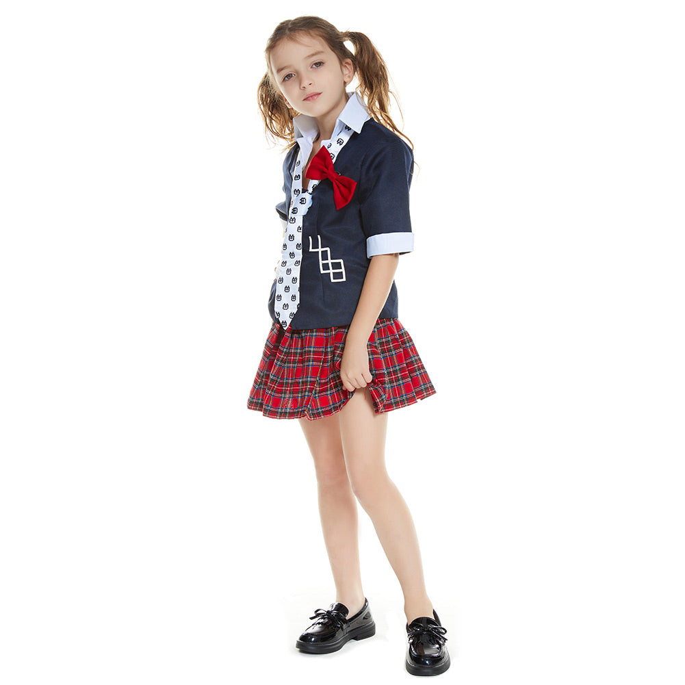 Mädchen Danganronpa Junko Enoshima Cosplay Kostüm Uniform für Kinder