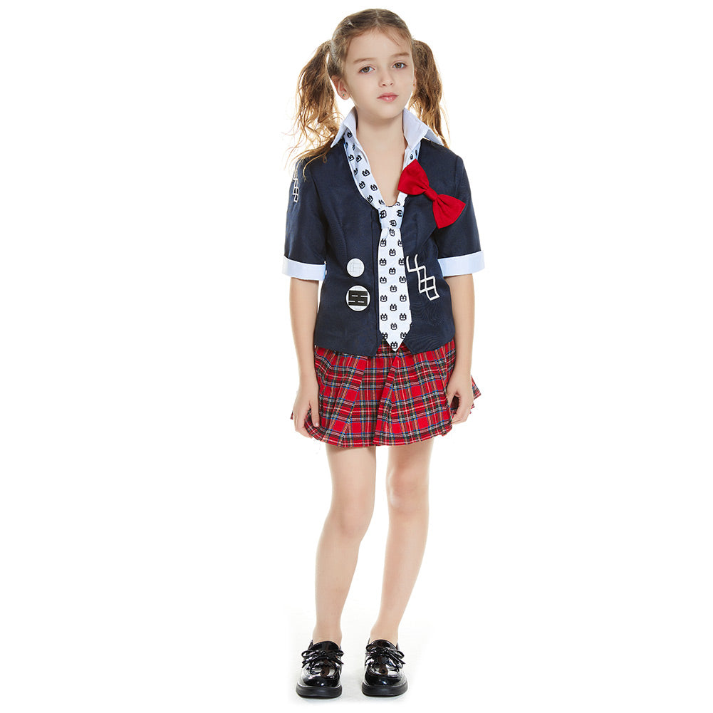 Mädchen Danganronpa Junko Enoshima Cosplay Kostüm Uniform für Kinder