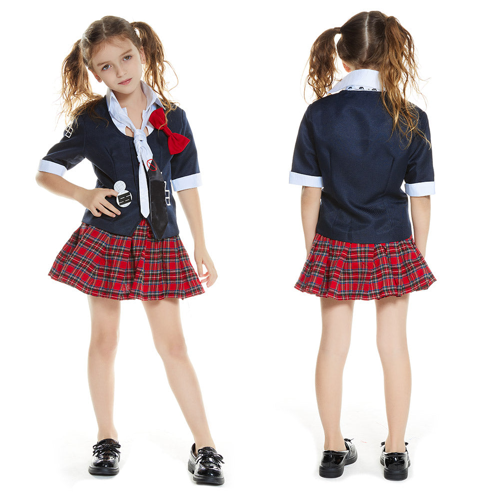 Mädchen Danganronpa Junko Enoshima Cosplay Kostüm Uniform für Kinder