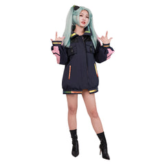 Cyberpunk: Edgerunners Rebecca Cosplay Kostüm Outfits Halloween Karneval Mantel