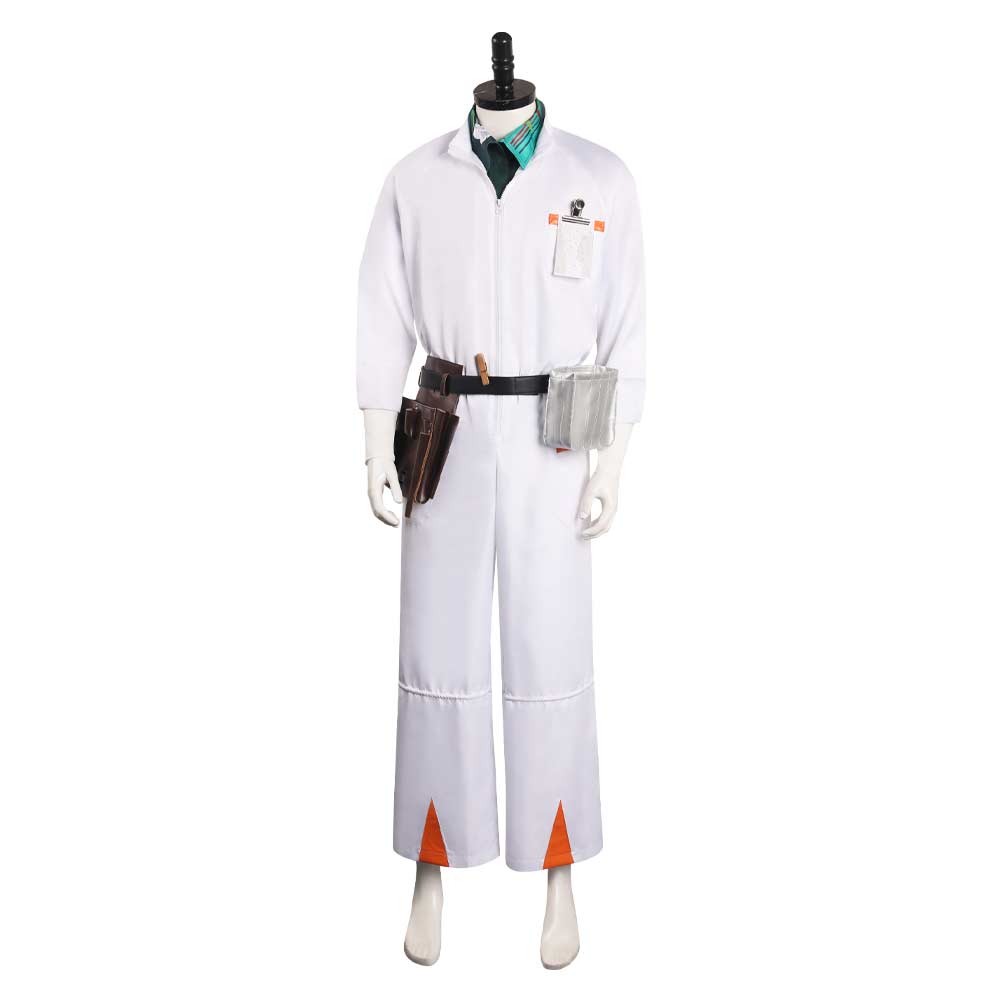 Doc Brown Jumpsuit Back to the Future Emmett Lathrop Brown Cosplay Karneval Kostüm