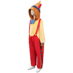 Kinder Pinocchio Cosplay Kostüm Jumpsuit Nachtwäsche Halloween Karneval Originell Pyjamas