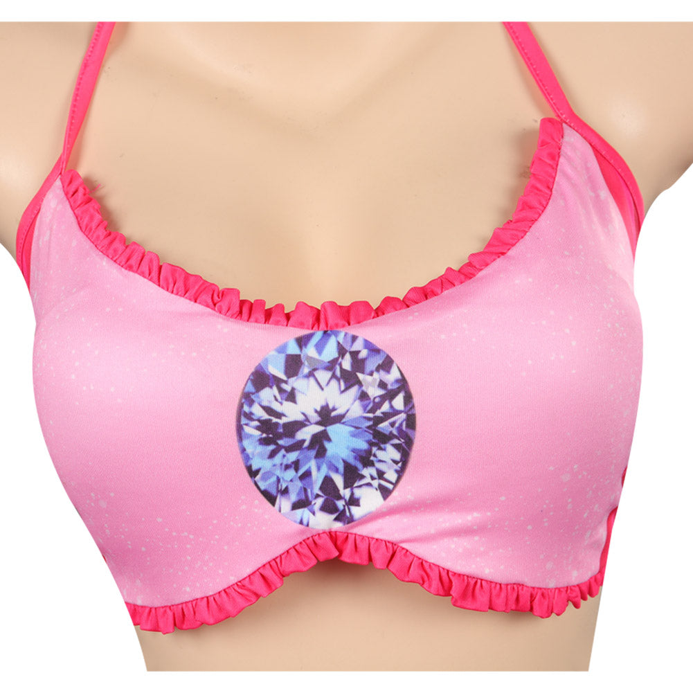 The Super Mario Bros. Movie Prinzessin Peach Sommer originelle 3tlg Bademode Cossky®