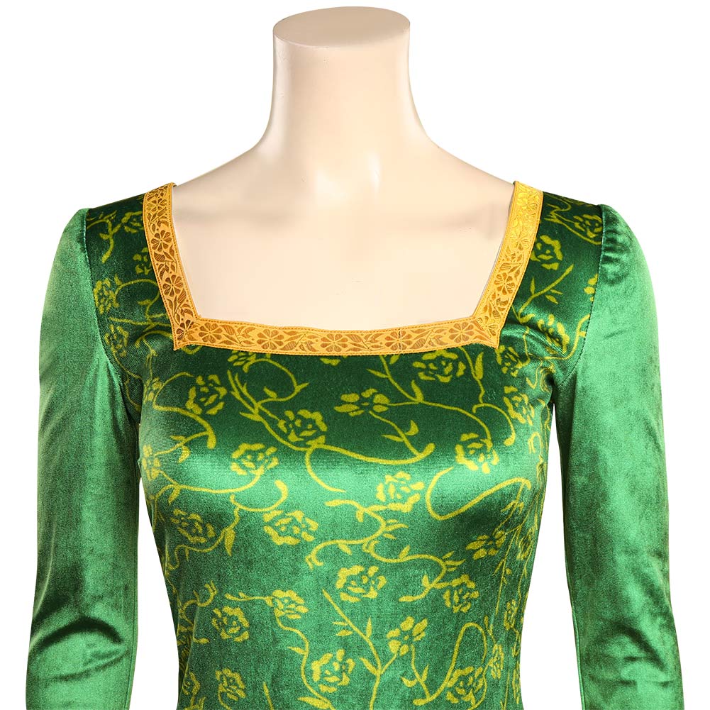 Shrek Fiona Kleid Prinzessin Fiona Cosplay Kostüm