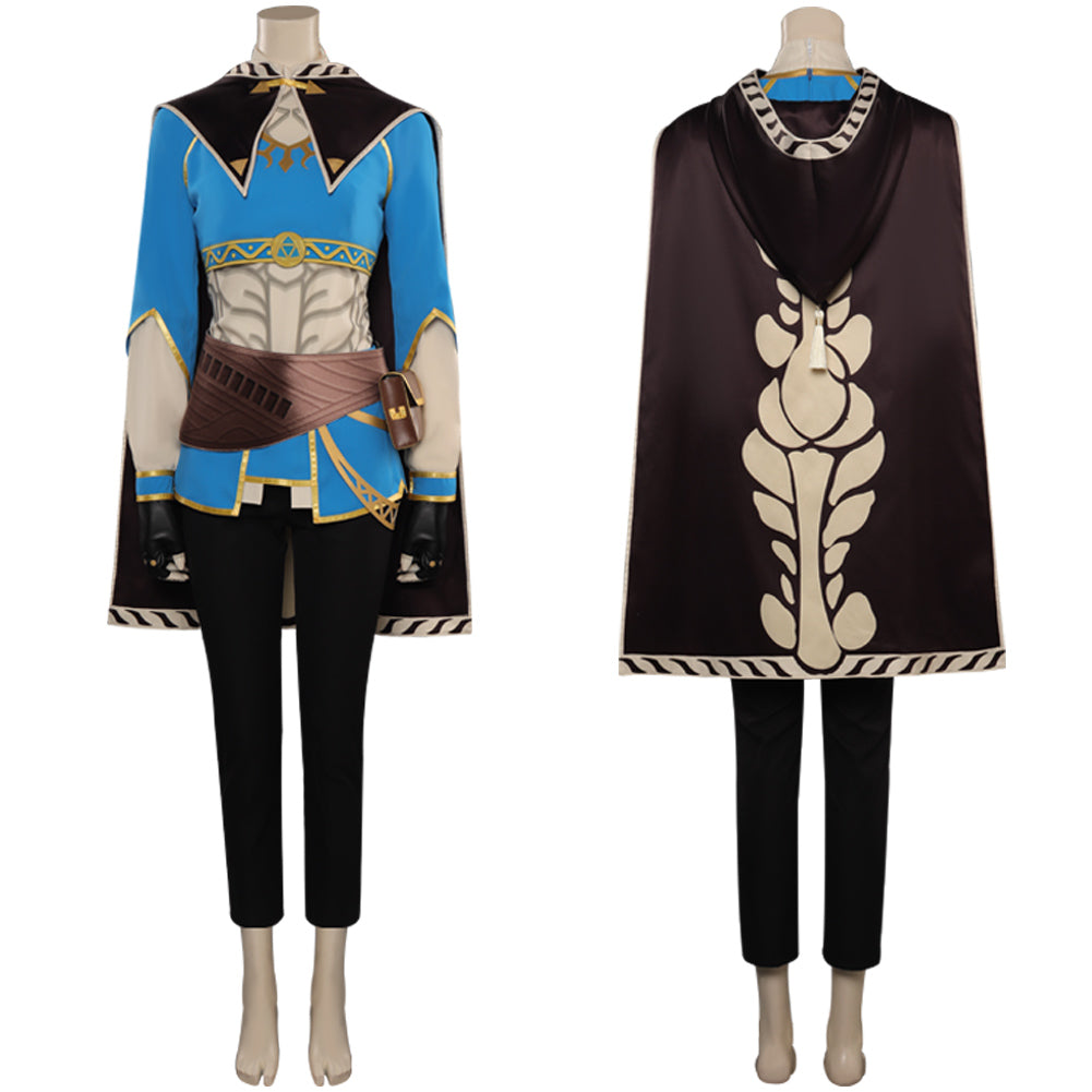 Prinzessin Zelda Kostüm The Legend of Zelda: Tears of the Kingdom Cosplay Halloween Karneval Outfits