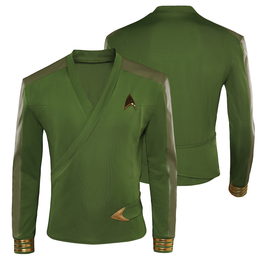 Christopher Pikel grün Oberteil Star Trek: Strange New Worlds Cosplay Kostüm Outfits