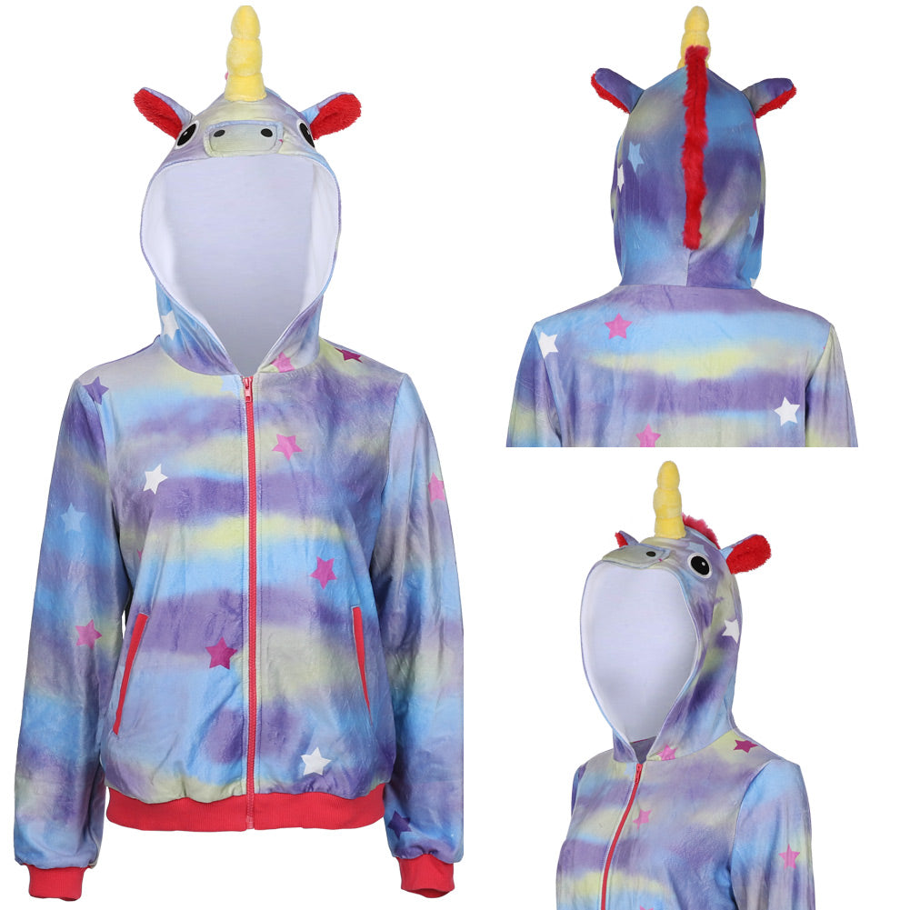 The Lovebirds Leilani Die Turteltauben Leilani Unicorn Hoodie Hooded Einhorn Jacke Cosplay Kostüm