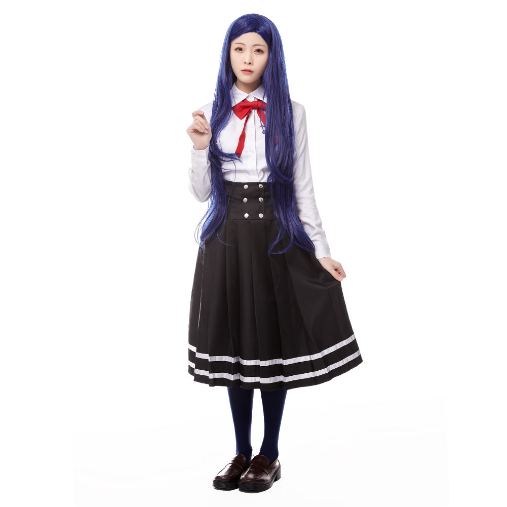 Danganronpa V3 Shirogane Tsumugi Uniform Cosplay Kostüm JK Uniform Kleid