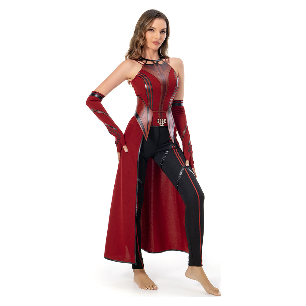 Doctor Strange in the Multiverse of Madness Scarlet Witch Wanda Cosplay Kostüme Halloween Karneval Outfits