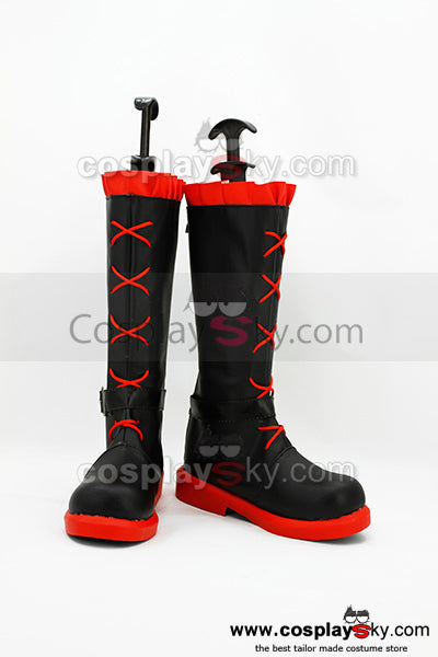 RWBY Rot Anhänger Ruby Cosplay Stiefel