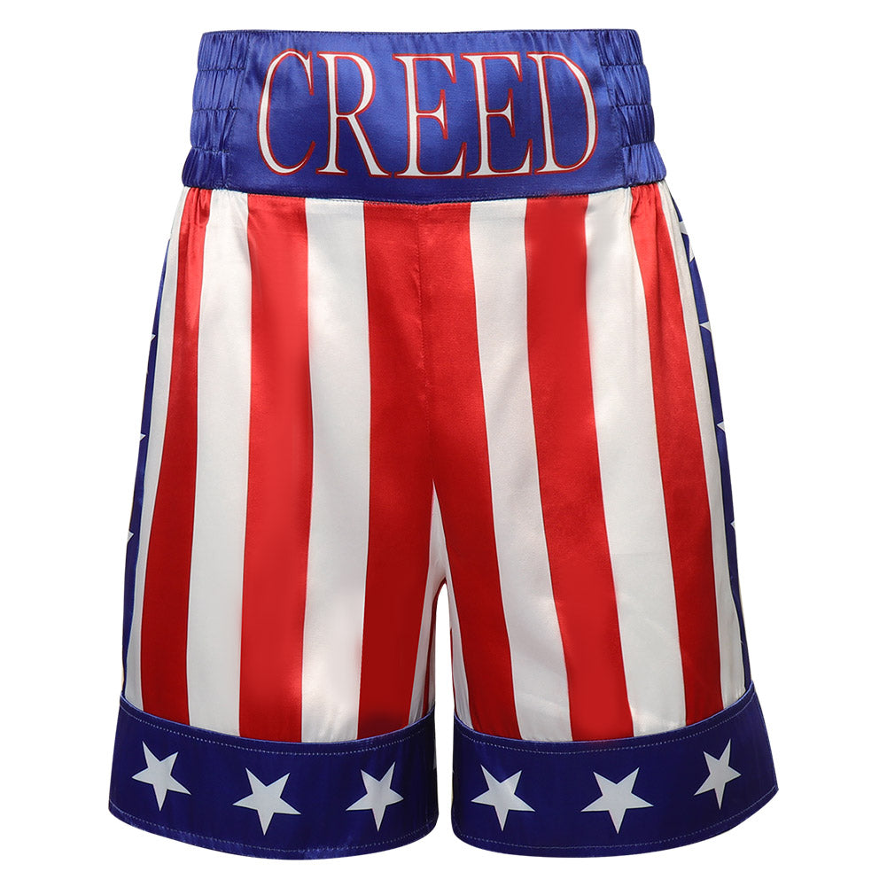 Creed 3 Adonis Creed Cosplay Kostüm Halloween Karneval Shorts