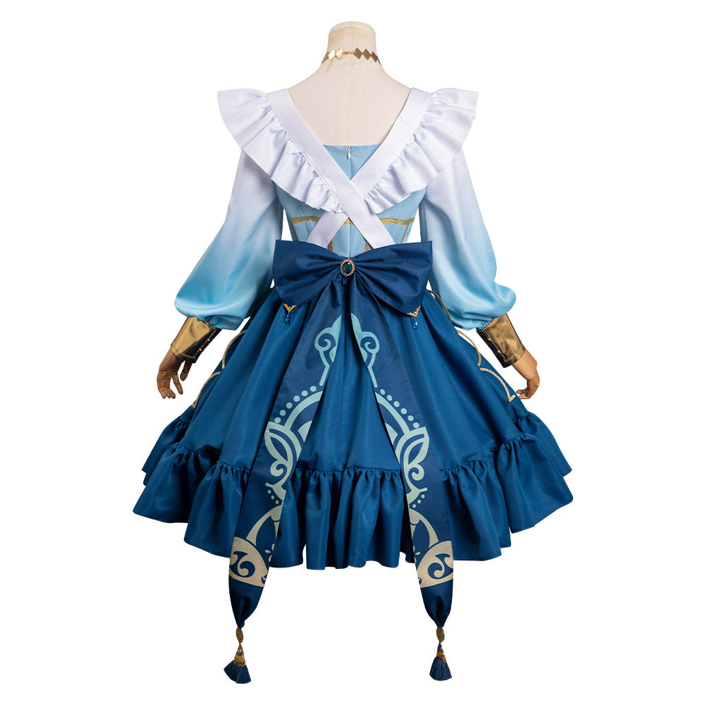 Genshin Impact Cosplay Nilou Maid Dress Kostüm Halloween Karneval originell Kleid