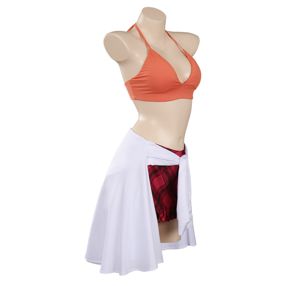 One Piece Film: Red Nami Cosplay Kostüm Halloween Karneval Outfits