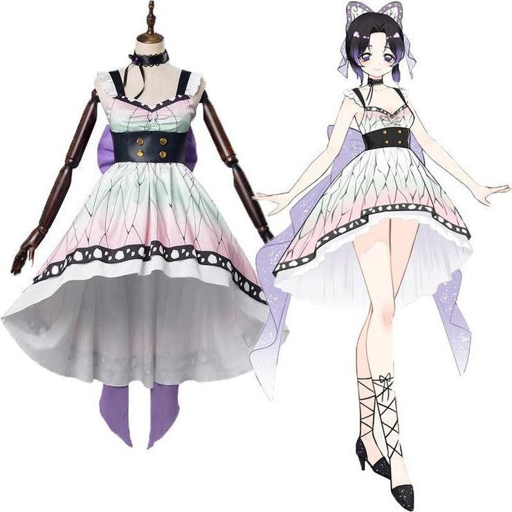 Kimetsu No Yaiba Butterfly Lolita Kleid Cosplay Kostüm