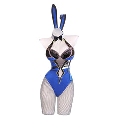 Yelan Cosplay Genshin Impact Kostüm Halloween Karneval Bunny Girls Jumpsuit