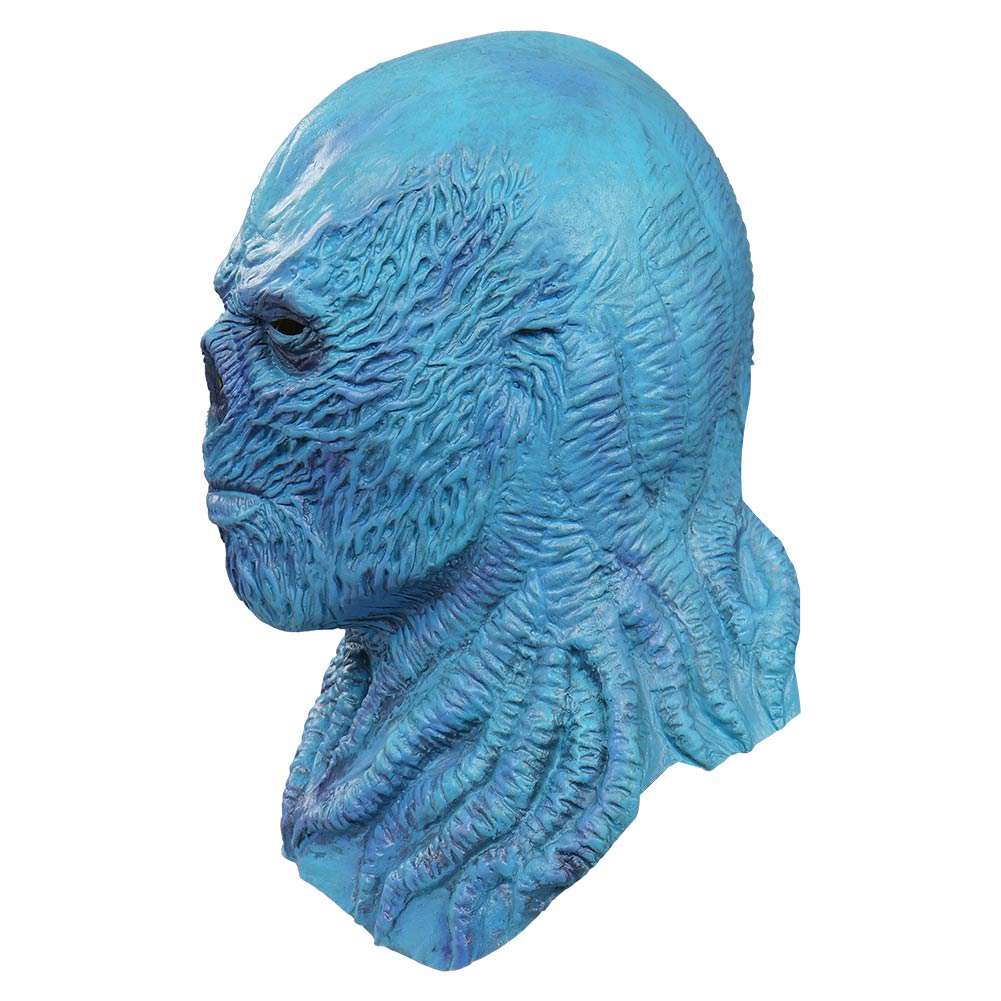 Stranger Things Vecna Maske Cosplay Latex Blau Masken Helm Halloween Party Kostüm Requisiten