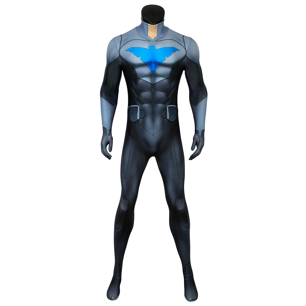 Dick Grayson Nightwing Cosplay Kostüm Outfits Halloween Karneval Jumpsuit Stil B