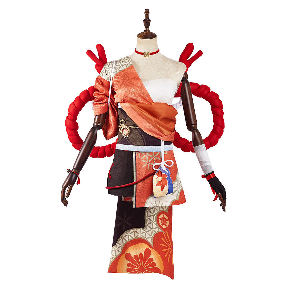 Genshin Impact Yoimiya  Halloween Karneval Outfits