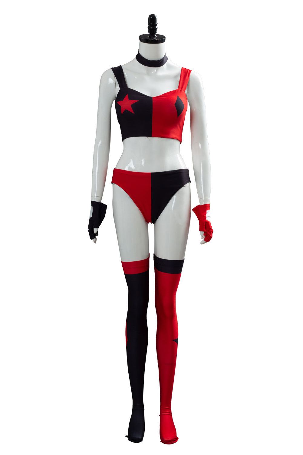 Harley Quinn Cosplay Kostüm NEU Version Set