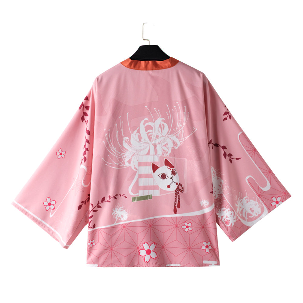 Blade of Demon Destruction Urokodaki Sakonji Kimono Cosplay Kostüm Schlafanzug