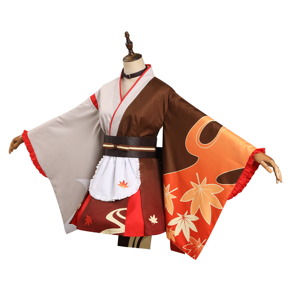 Kaedehara Kazuha Dienstmädchen Kimono Genshin Impact Originell Outfits