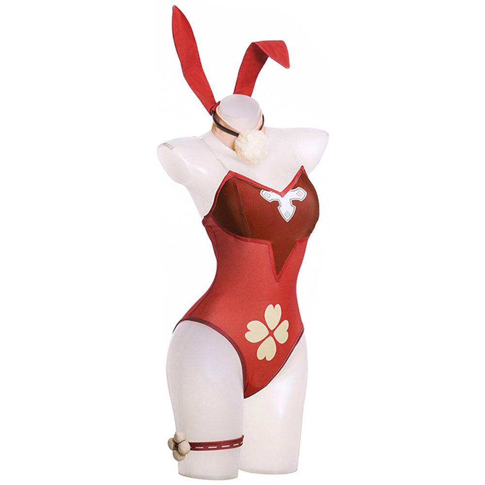 Genshin Impact Klee Cosplay Bunny Girls Kostüm Halloween Karneval Outfits