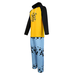 Trafalgar D. Water Law Kostüm Set One Piece Cosplay Halloween Karneval Outfits