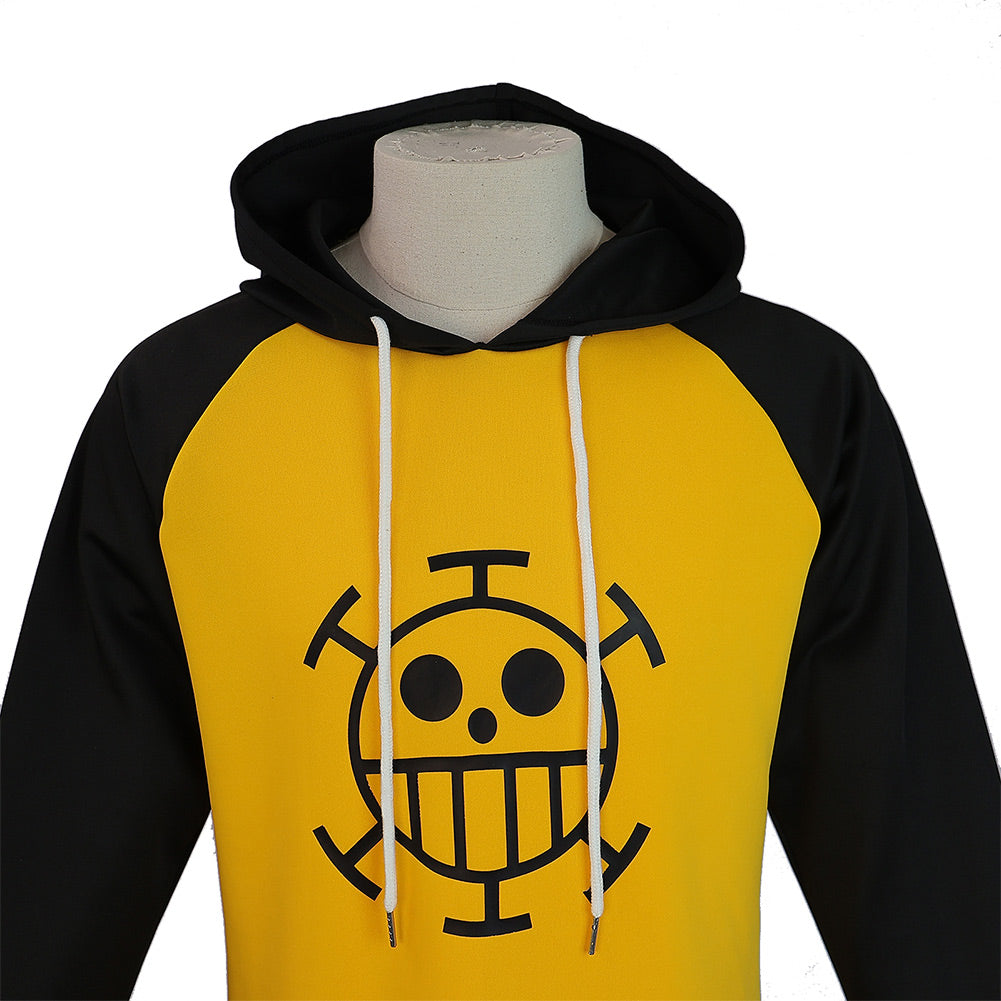 Trafalgar D. Water Law Kostüm Set One Piece Cosplay Halloween Karneval Outfits