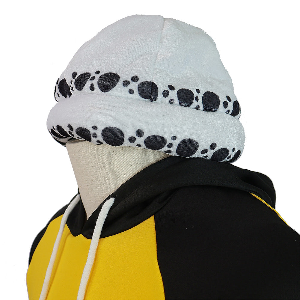 Trafalgar D. Water Law Kostüm Set One Piece Cosplay Halloween Karneval Outfits