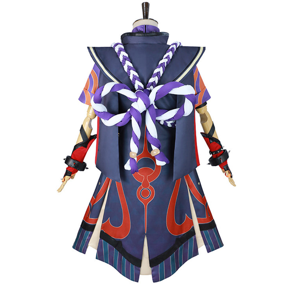 Genshin Impact Inazuma Atataki Itto Cosplay Kostüm Halloween Karneval Outfits