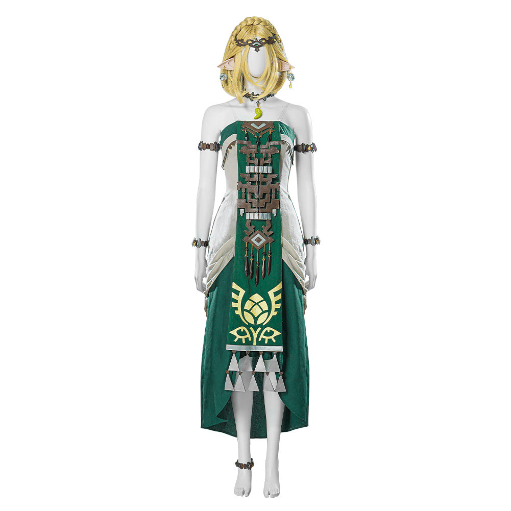 The Legend of Zelda Prinzessin Kostüm Set Cosplay Halloween Karneval Outfits