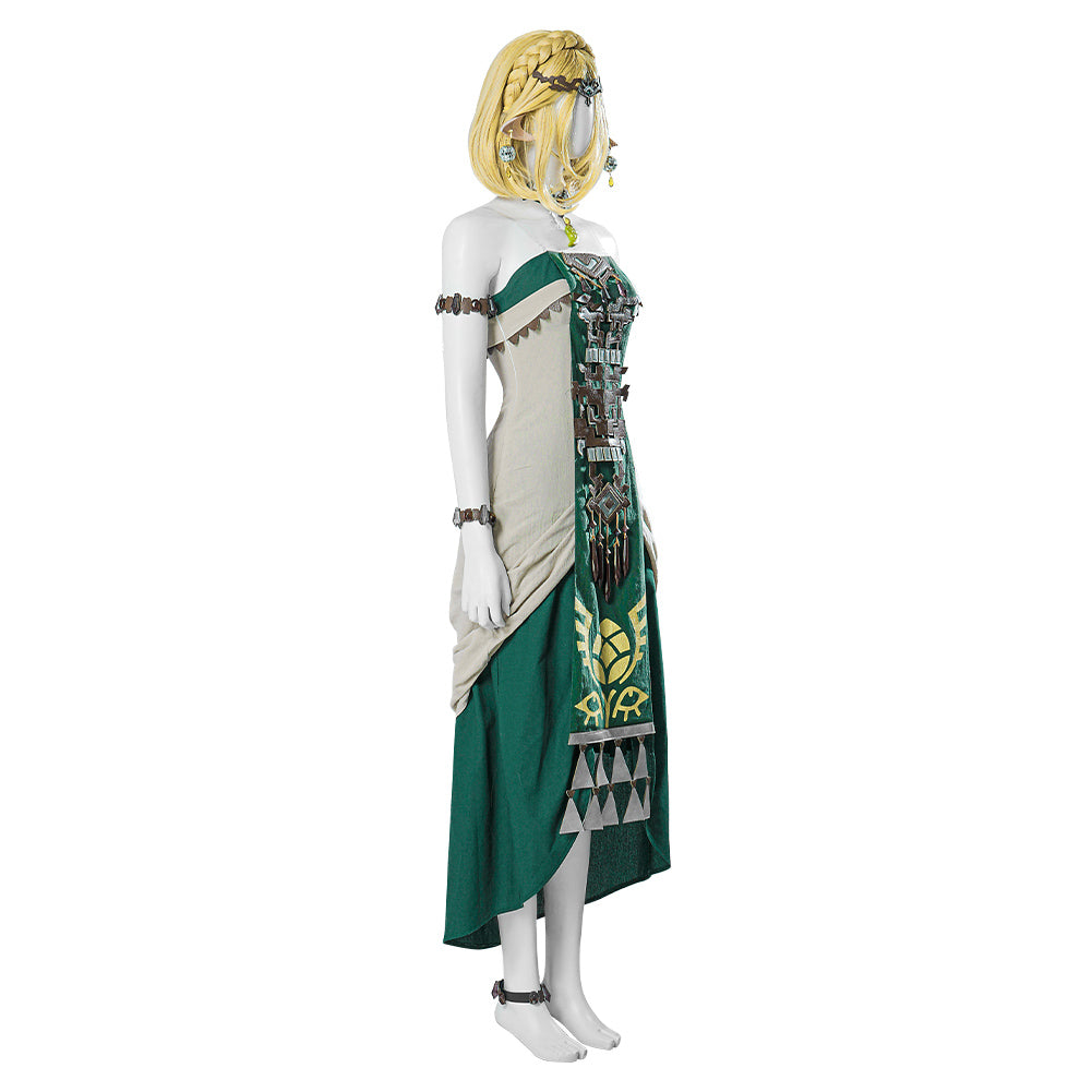 The Legend of Zelda Prinzessin Kostüm Set Cosplay Halloween Karneval Outfits