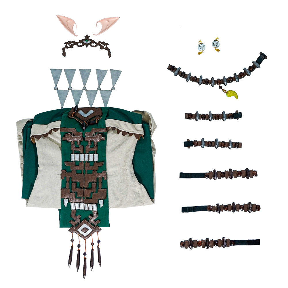 The Legend of Zelda Prinzessin Kostüm Set Cosplay Halloween Karneval Outfits