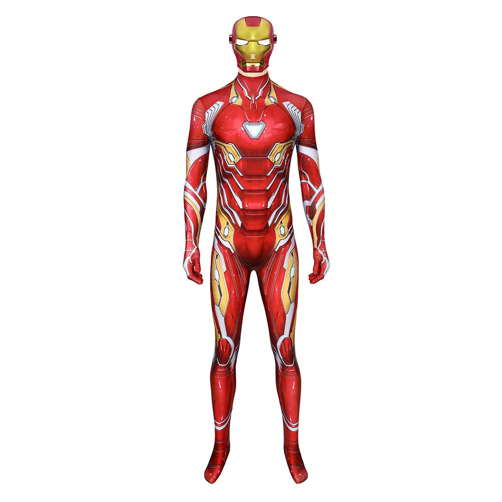 Iron Man Jumpsuit Avengers 4 Cosplay Halloween Karneval Kostüm