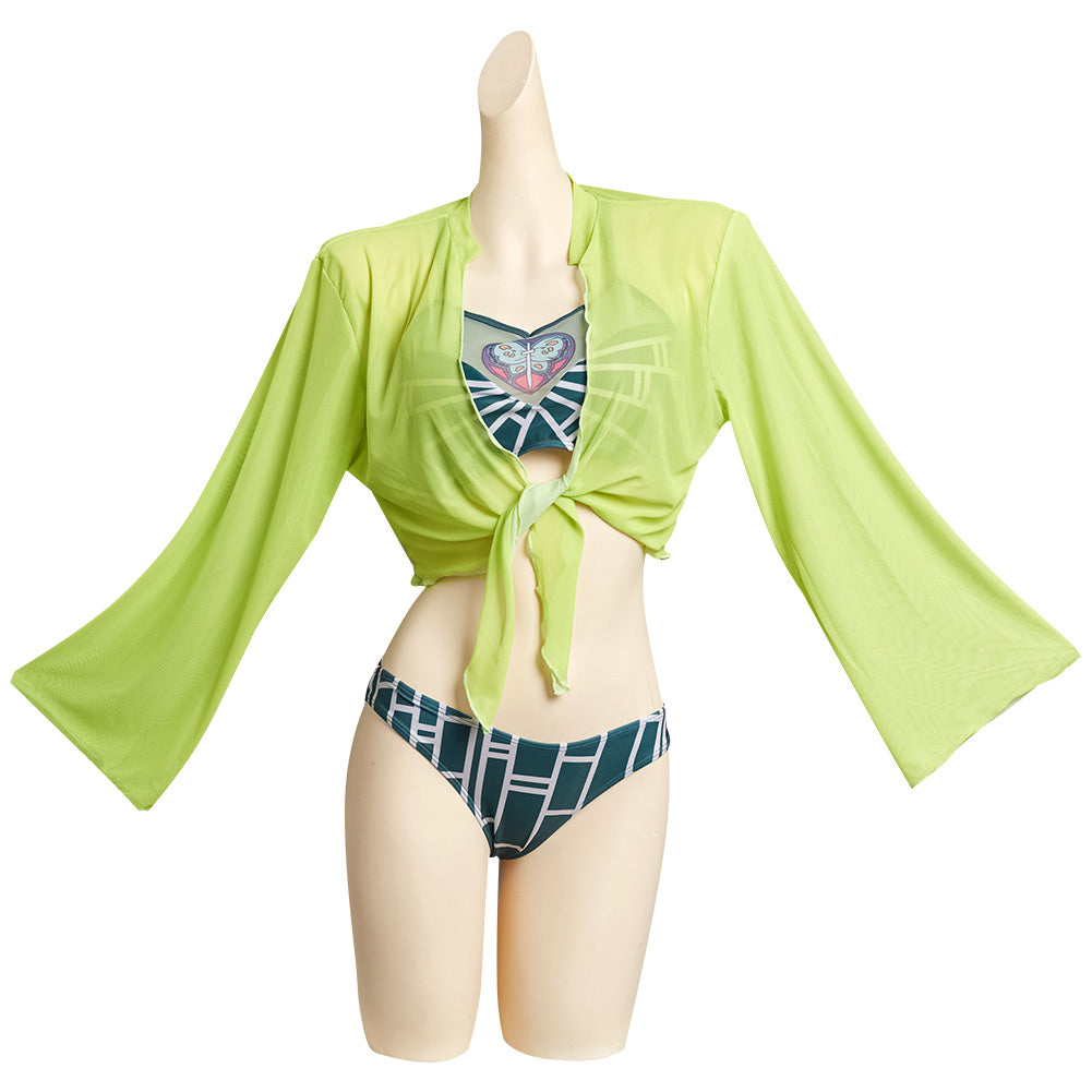 Jolyne Cujoh Stone Ocean JoJo's Bizarre Adventure Originelle Design Bikini Badeanzug Erwachsene Ver.
