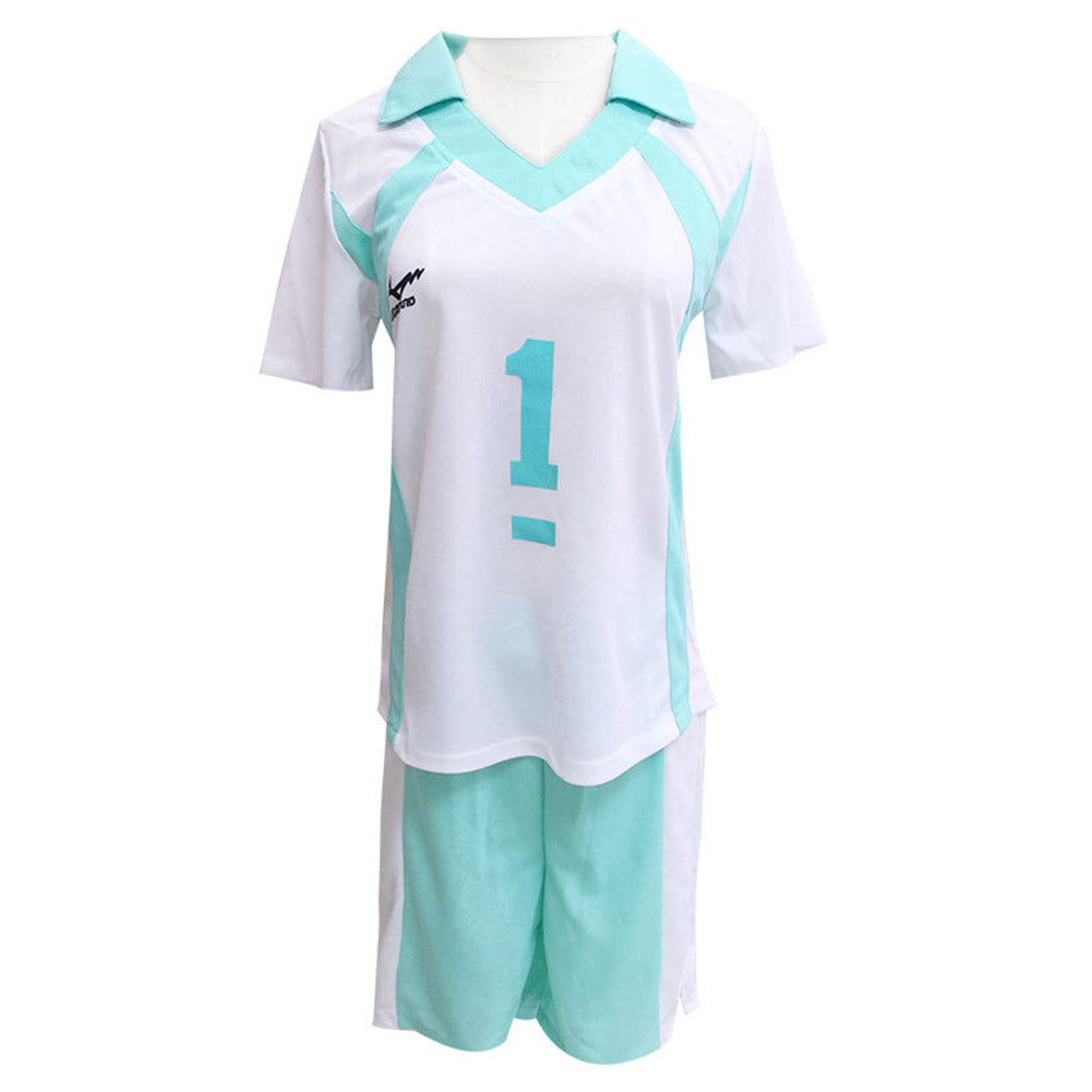 Volleyball!! Oikawa Tooru Cosplay Aoba Johsai High School Uniform Gymnasium Uniform T-shirt Short Set