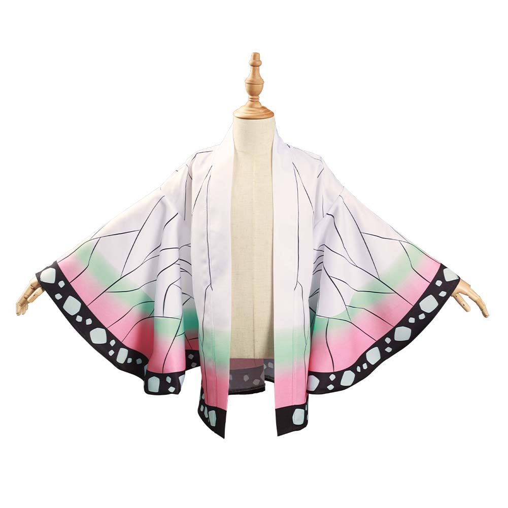 Kinder Blade of Demon Destruction Kochou Shinobu Umhang Cosplay Mädchen Kimono