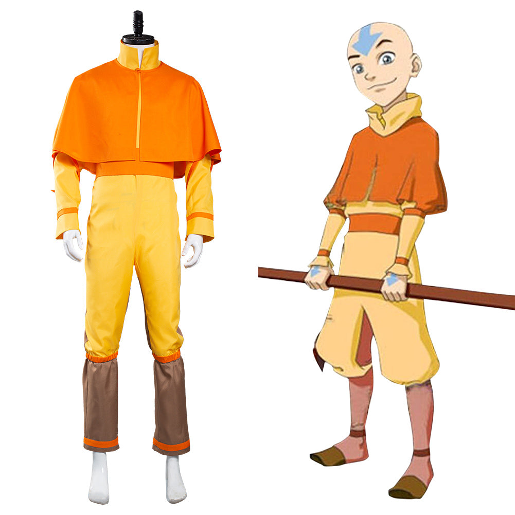Avatar Der Herr der Elemente Avatar Aang Kostüm Cosplay Halloween Karneval Kostüm