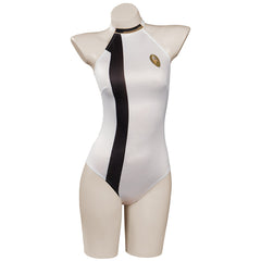 Star Trek: Discovery 4 Cosplay Weiß Bademode Damen einteiliger Badeanzug