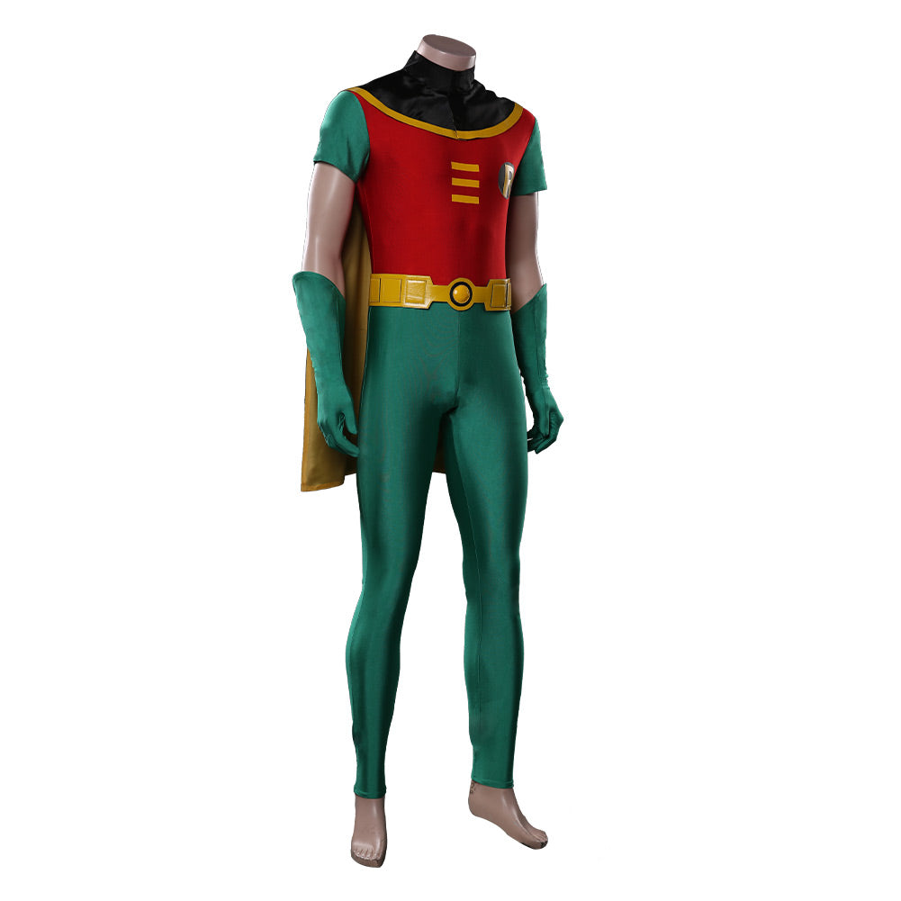 Teen Titans Robin Cosplay Kostüm Jumpsuit Halloween Karneval Outfits