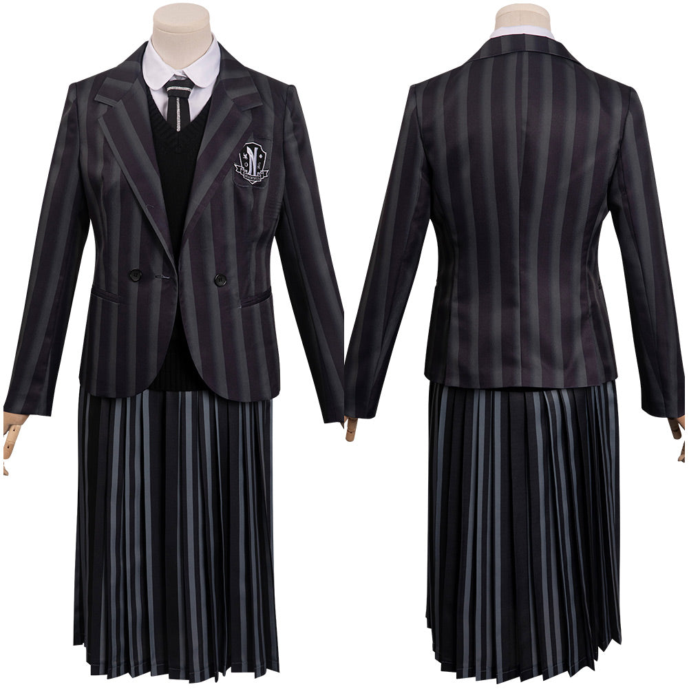 Addams Family Cosplay  Kostüm Outfits Halloween Karneval Uniform