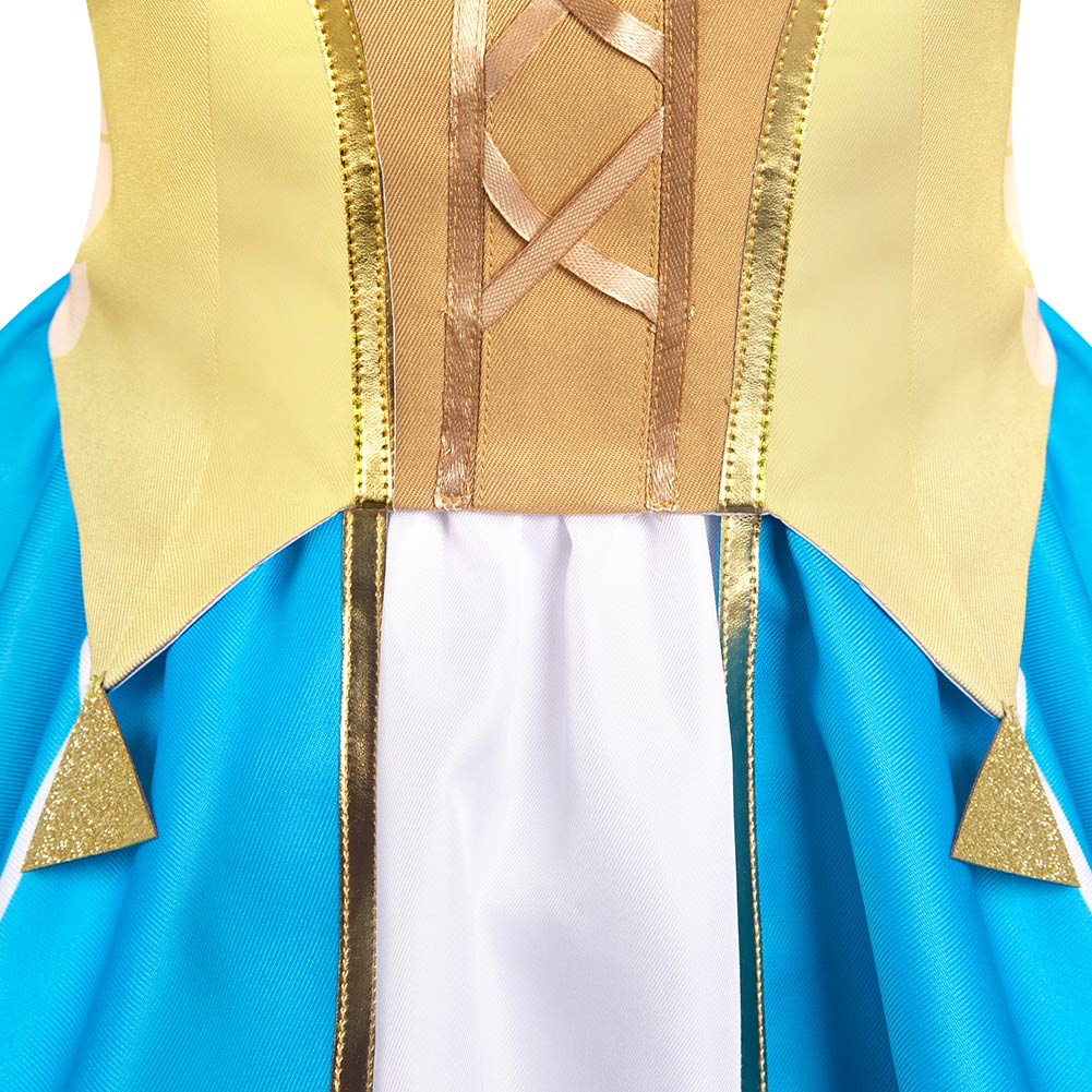 Prinzessin Zalda originell Kleid Cosplay Halloween Karneval Kostüm