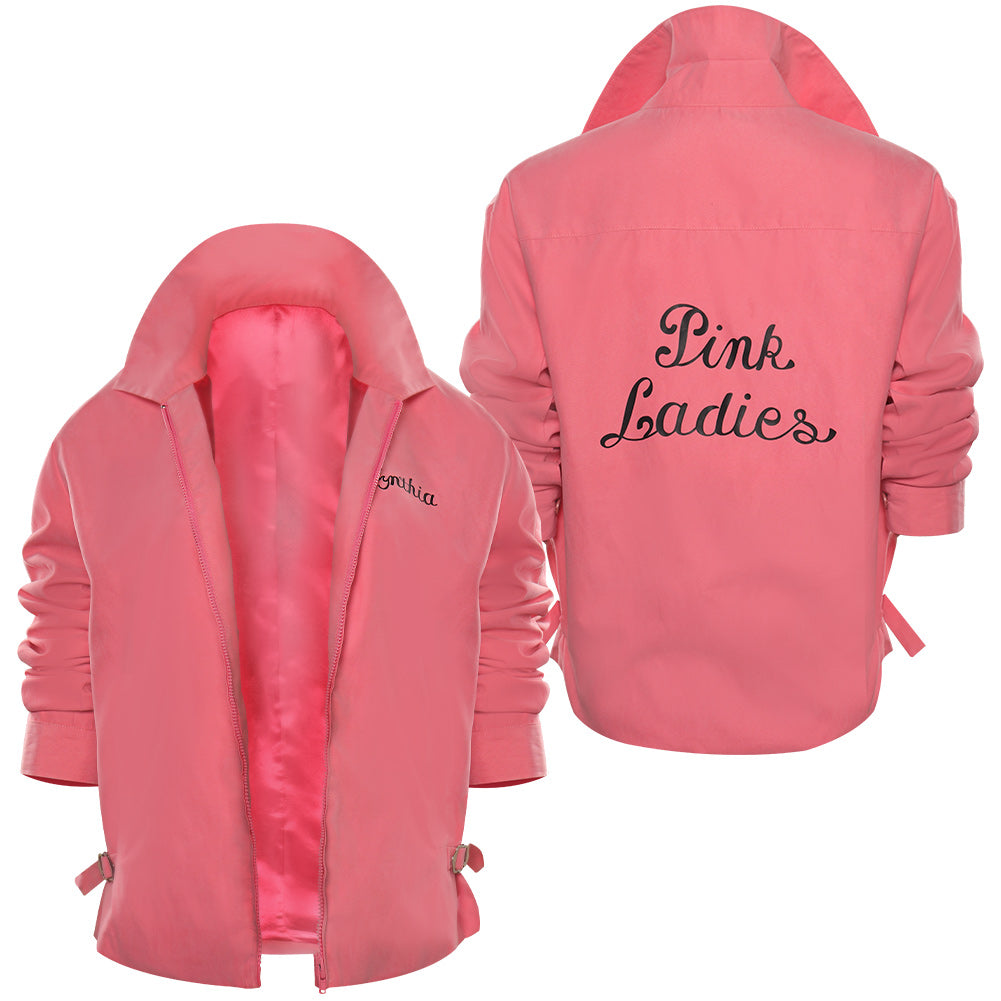 Grease: Rise of the Pink Ladies Rydell High Pink Lady Jacke Cosplay Kostüm auch für Alltag