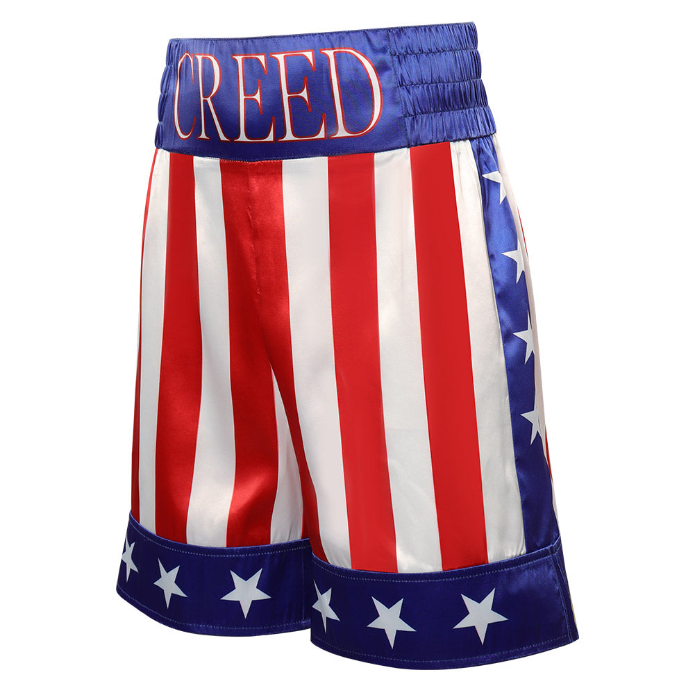 Creed 3 Adonis Creed Cosplay Kostüm Halloween Karneval Shorts