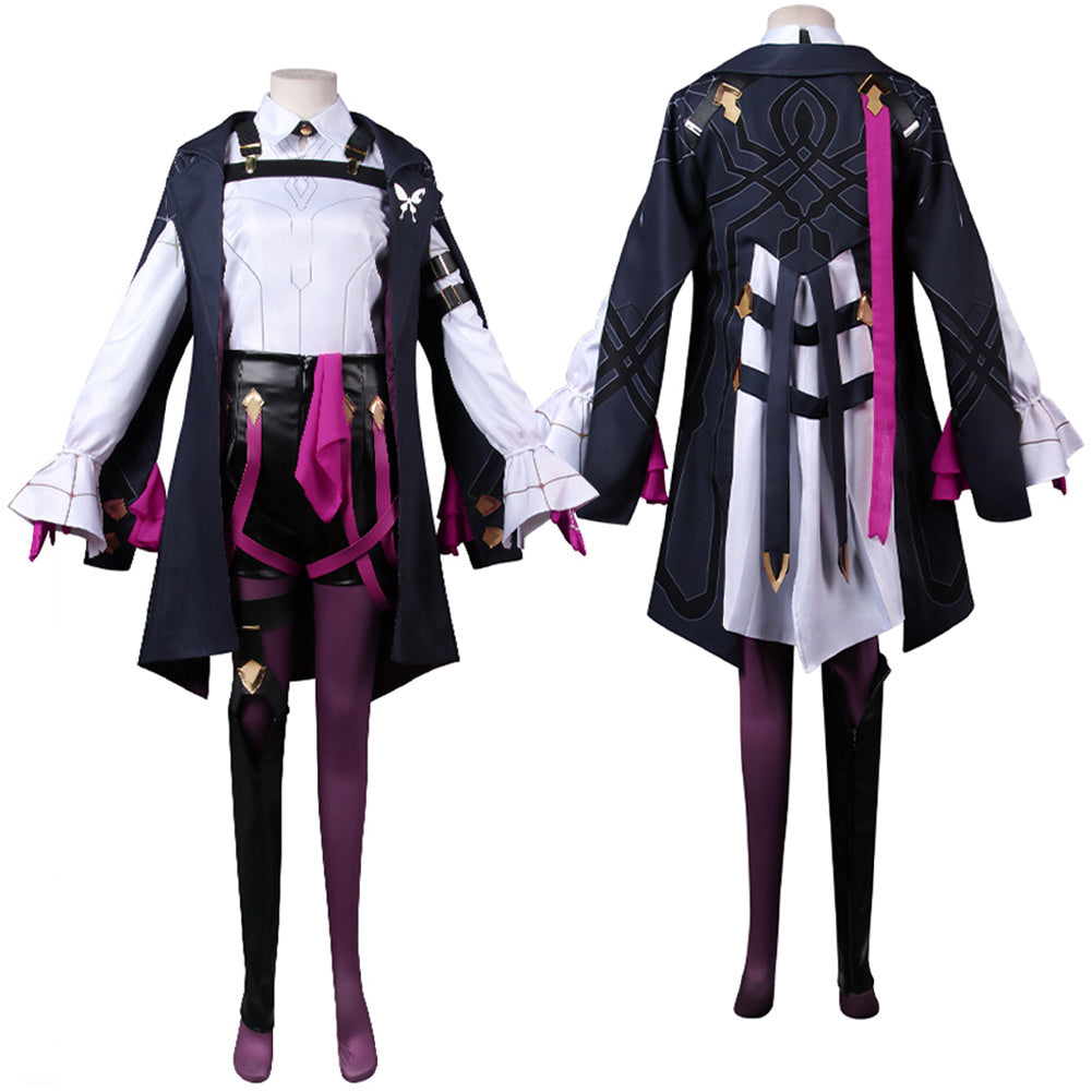 Honkai: Star Rail Kafka Cosplay Kostüm Halloween Karneval Outfits 