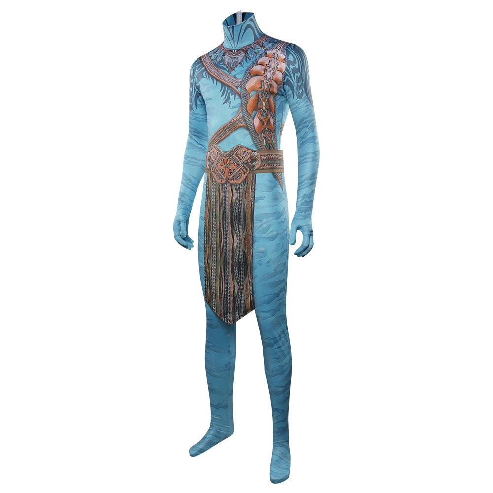 Kinder Avatar:The Way of Water Cosplay Jake Sully Kostüm Halloween Karneval Jumpsuit