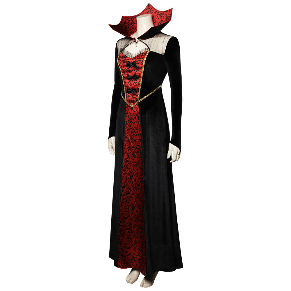 Damen Witch Cosplay Erwachsene Kostüm Halloween Karneval Kleid