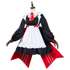 Genshin Impact x KFC Noelle Dienstmädchen Kleid Cosplay Kostüm