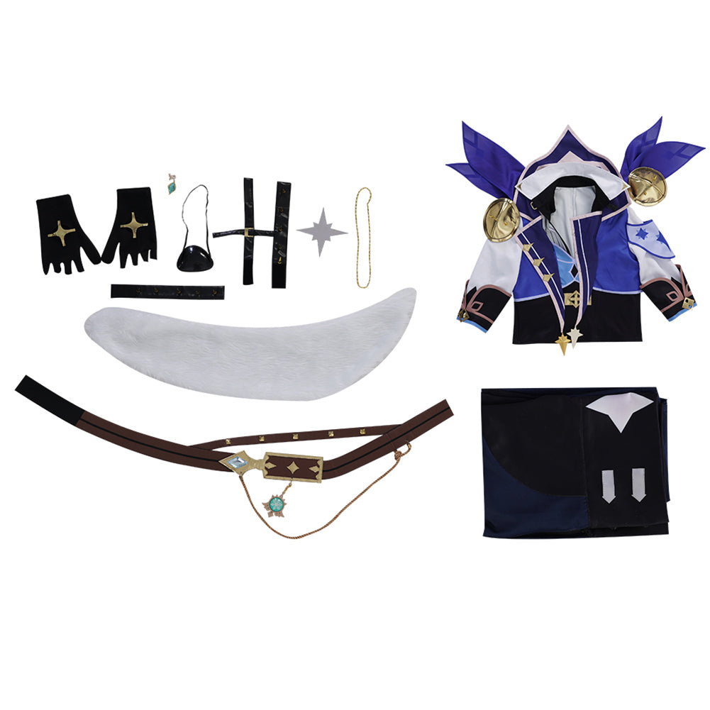 Genshin Impact Cosplay Kaeya Kostüm Halloween Karneval Outfits